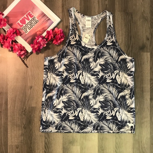 Victoria’s Secret pink floral tank top